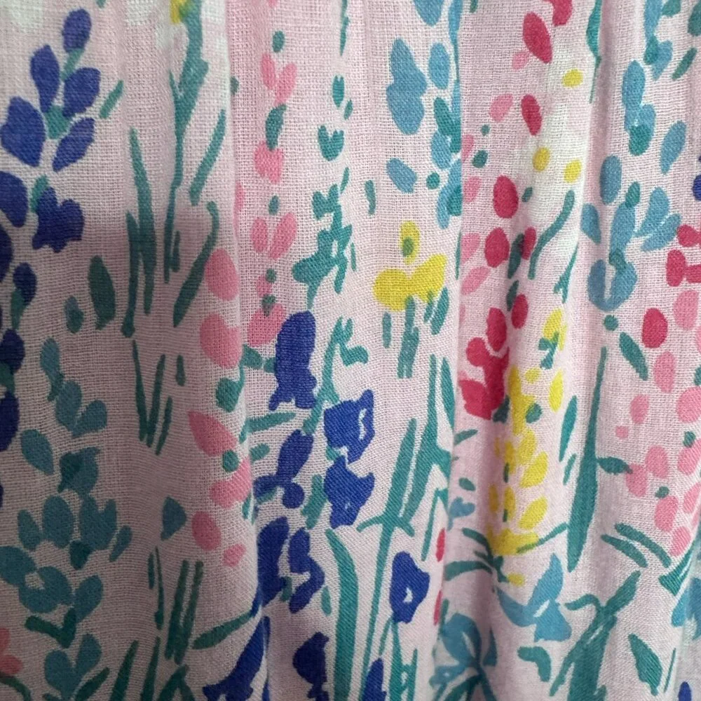 Banjanan Floral Maxi Dress Cotton S - Picture 5 of 10